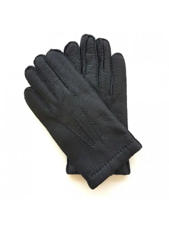 Gants Homme Pécari Doublé Alcantara Paul | Poujade Shop