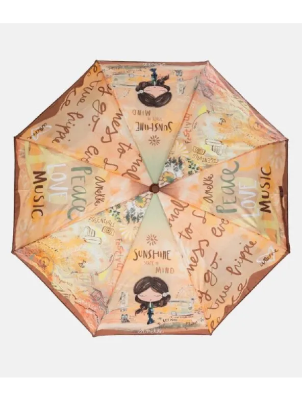 Parapluie Pliant Auto Peace And Love | Anekke Best Sale