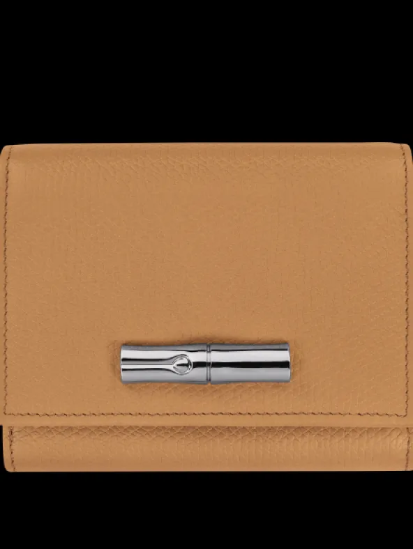 Portefeuille Compact Roseau | Longchamp Online