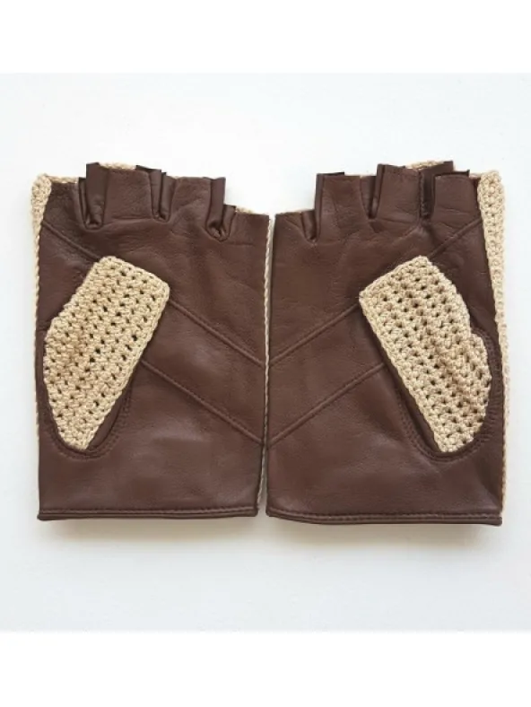 -Mitaine Crochet-Gants Femme | Poujade Sale